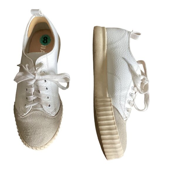 MIA Grayson Faux Leather & Suede Cap Toe Sneaker SZ 8M #88S - Picture 5 of 8